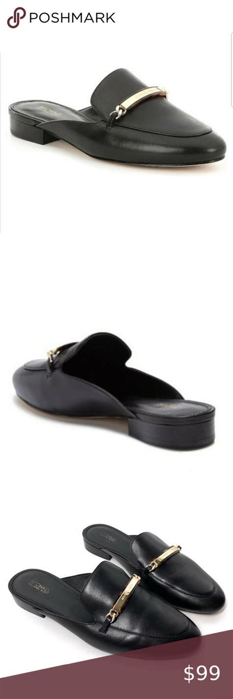 michael michael kors nadia leather slide mule|nadia mule.